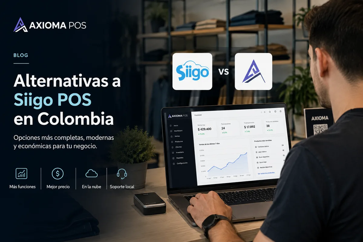 Portada del articulo: Alternativas a Siigo POS en Colombia (2026): opciones para el mostrador
